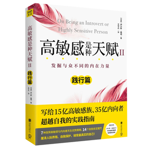 正版 高敏感是种天赋Ⅱ践行篇 发掘与众不同的内在力量 伊尔斯?桑德 写给15亿高敏感族35亿内向者自我的实践指南心理学书籍lw