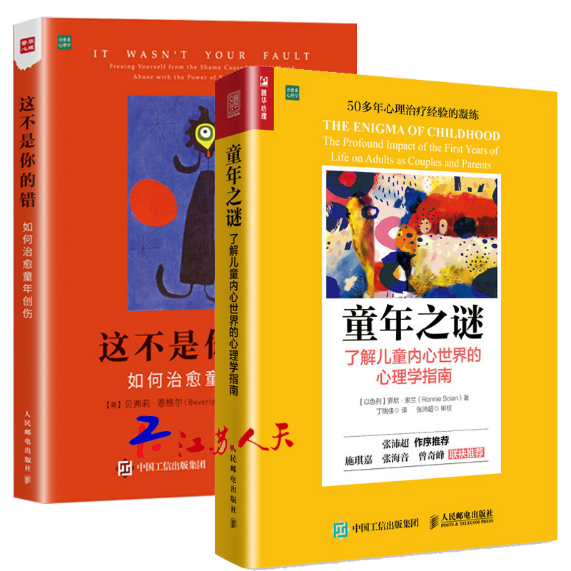 童年之谜 了解儿童内心的心理学指南+这不是你的错 如何童年创伤 儿童心理学 了解幼儿成长规律 亲子关系 家庭教育书籍
