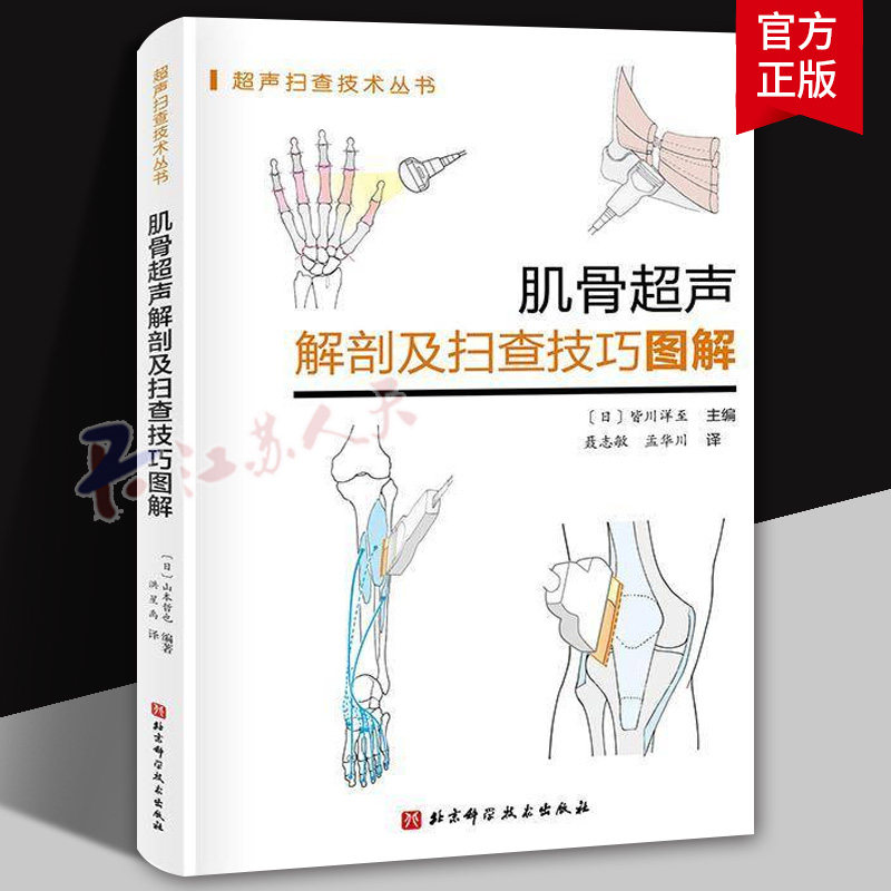 肌骨超声解剖及扫查技巧图解 诊断学医学影像图谱人体断层彩超书籍正常值测量备忘录技术入门b超血管肌骨心超笔记腹部精细讲解解剖