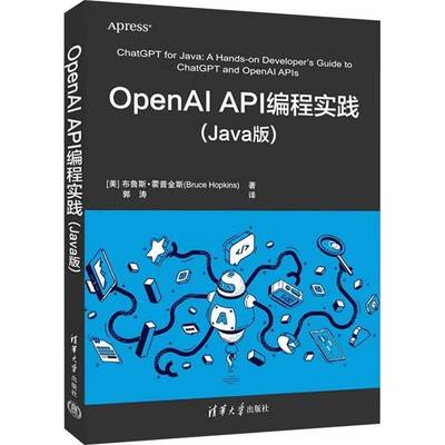 OpenAI API编程实践(Java版)布鲁斯·霍普金斯9787302679202 清华大学出版社有限公司 计算机与网络书籍