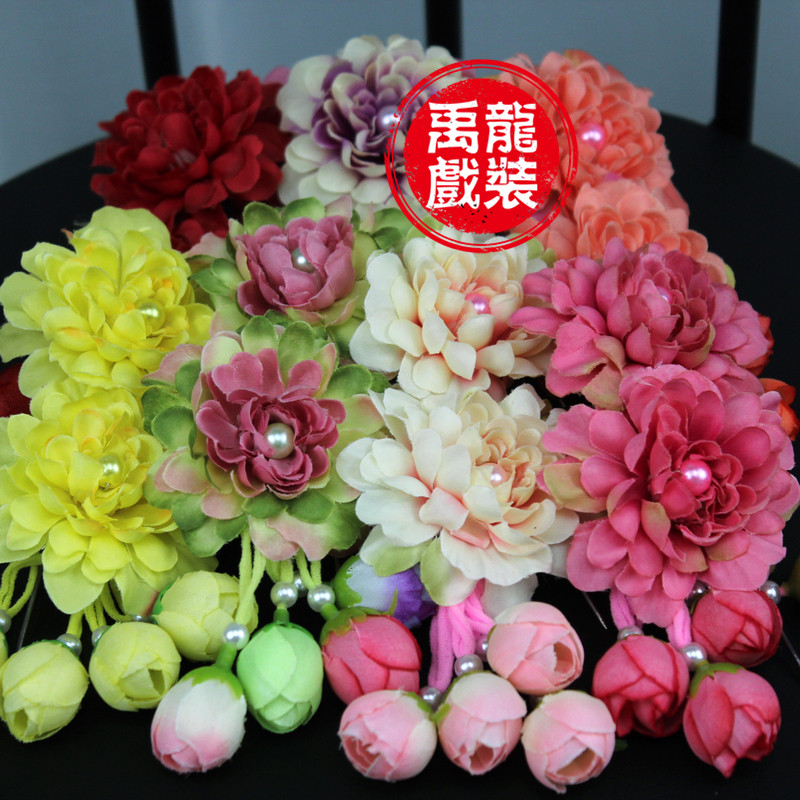 戏曲耳边京剧青衣头花