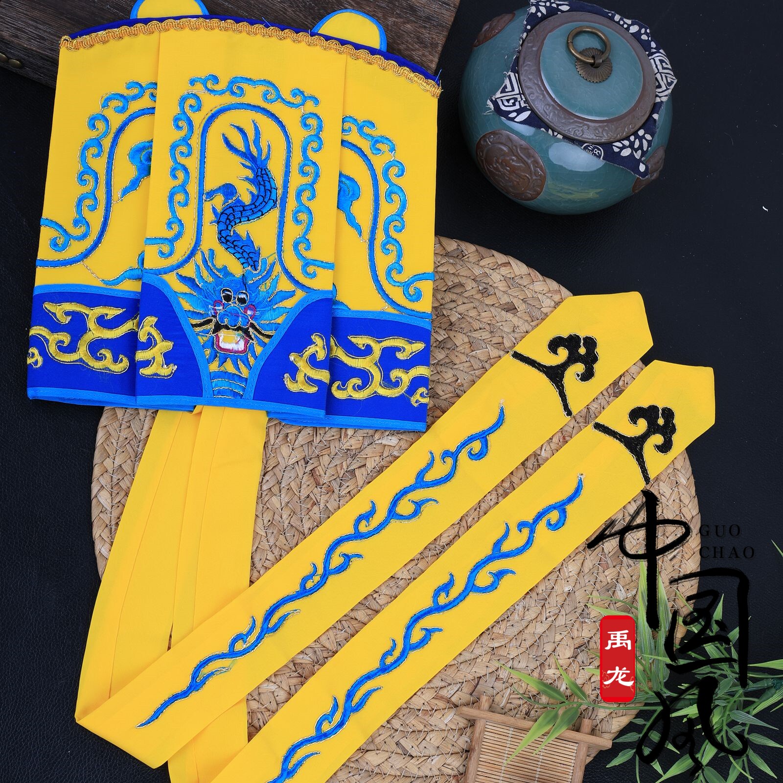 戏曲用品戏剧古装戏服京剧黄梅戏越剧服装盔帽八贤王皇帝帽软皇帽