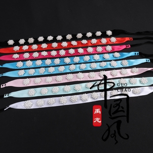 京剧越剧戏曲旦角花旦化妆头饰头面青衣花旦演出表演珠花泡条新款