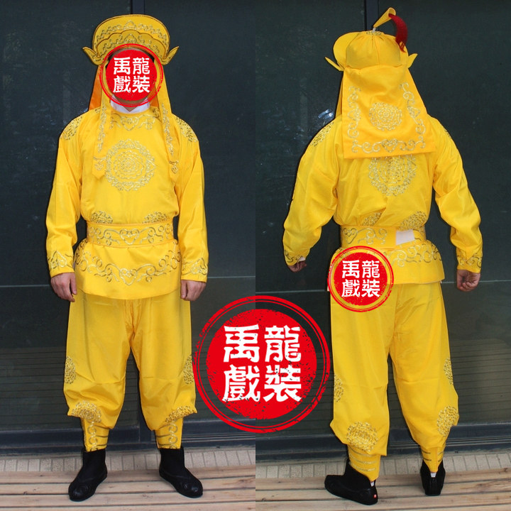 禹龍戏装 戏曲古装武将将军番兵衣龙套衣 全金绣花跑堂士兵侍卫服