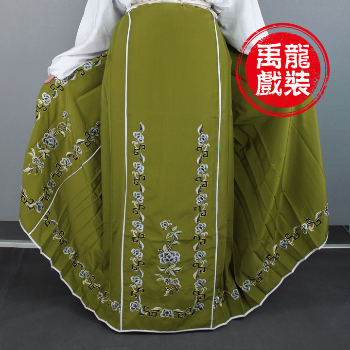 戏曲服装戏剧穷老旦大腰包老太太裙子素腰包裙老夫人马面裙佘太君