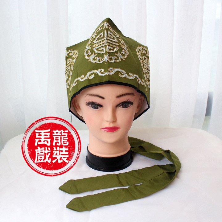 禹龍戏装戏剧用品戏曲服装戏服盔帽京剧越剧老生福寿员外帽软帽子