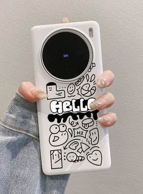 适用vivox200Promini手机壳x100s半包硬式防摔x100ultra日系男生x90pro+加女神不顶膜x80新年x300裸感风超薄