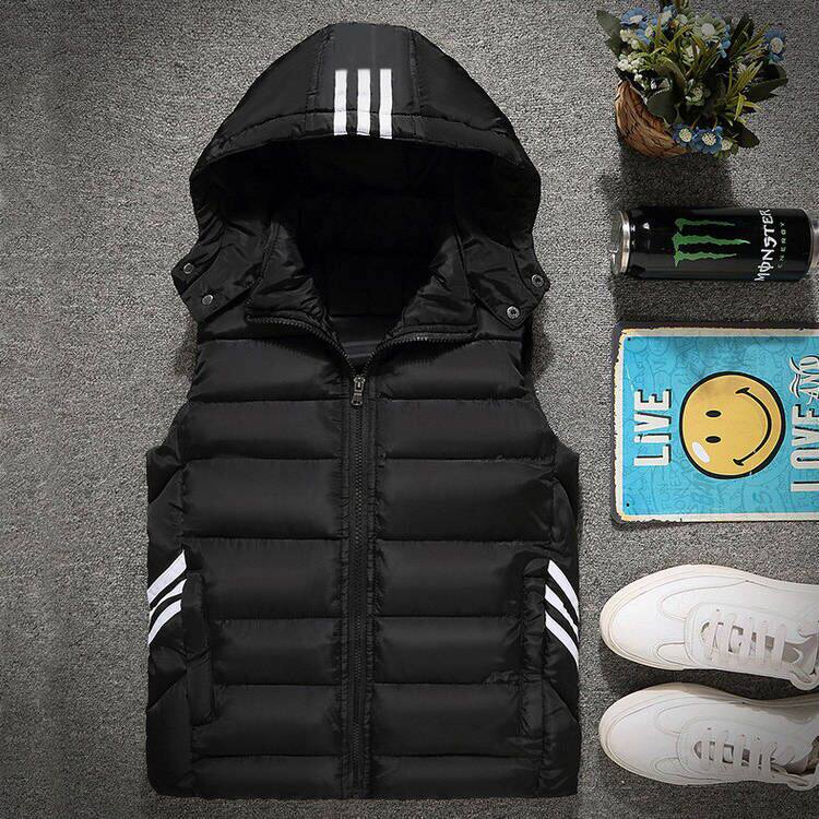 反季童装羽绒棉马甲儿童加厚棉背心外穿中大童学生厚款男童棉马夹