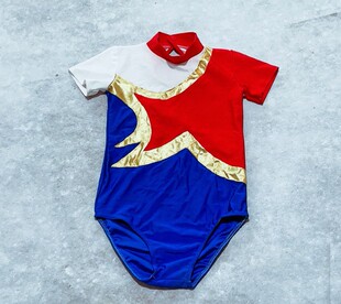 男女童艺术体操服比赛服啦啦体操广播操运动会服装儿童健美健身操