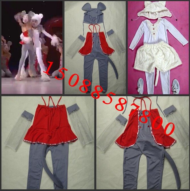 特价六一儿童猫鼠之夜服装少儿猫鼠之夜演出服幼儿舞蹈表演服装