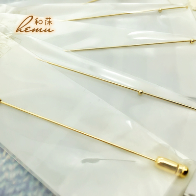 贵和超长穿珠围巾毛衣插针式胸针