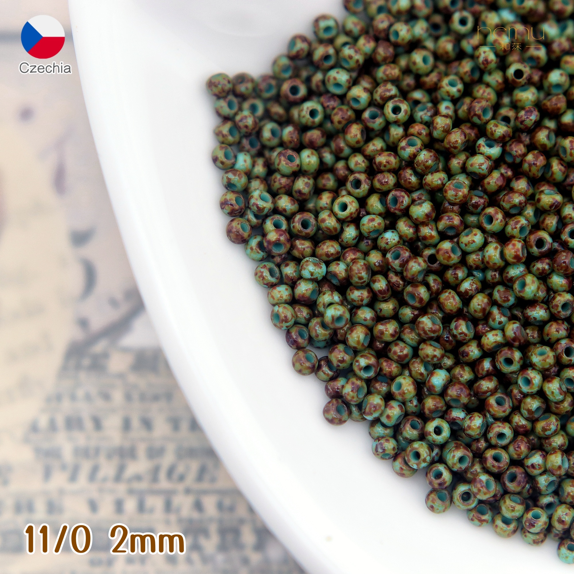 2mm捷克进口11/0毕加索DIY米珠