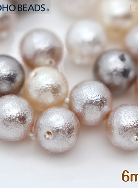 日本TOHO东宝6/8/10mm空气珍珠超轻棉珍珠风耐水串珠diy饰品配件