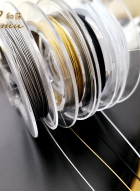 diy手工配件 日本进口贵和超细串珠专用尼龙包漆涂层细花纹铜线