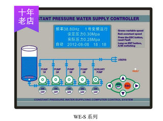 恒压供水控制器炜尔控制器一拖四4+1WE-S241-1顺丰包邮质保1年