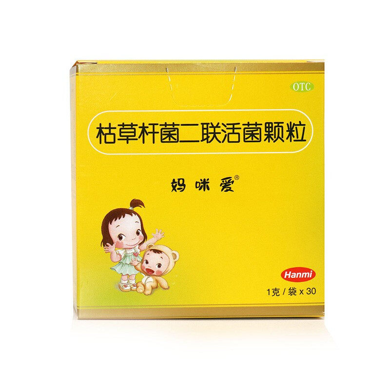 妈咪爱益生菌枯草杆菌二联活菌颗粒 1g*30袋腹泻便秘胀气消化不良