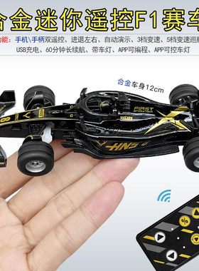 合金迷你手机APP遥控F1高速赛车