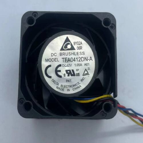 台达TFA0412BN 12V 0.60A 4028 4厘米 4线PWM滚珠大风量散热风扇