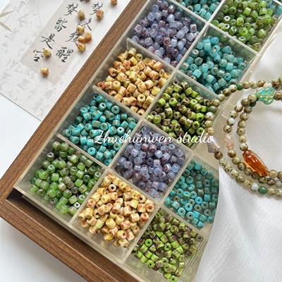 其他+捷克琉璃+国产圆珠