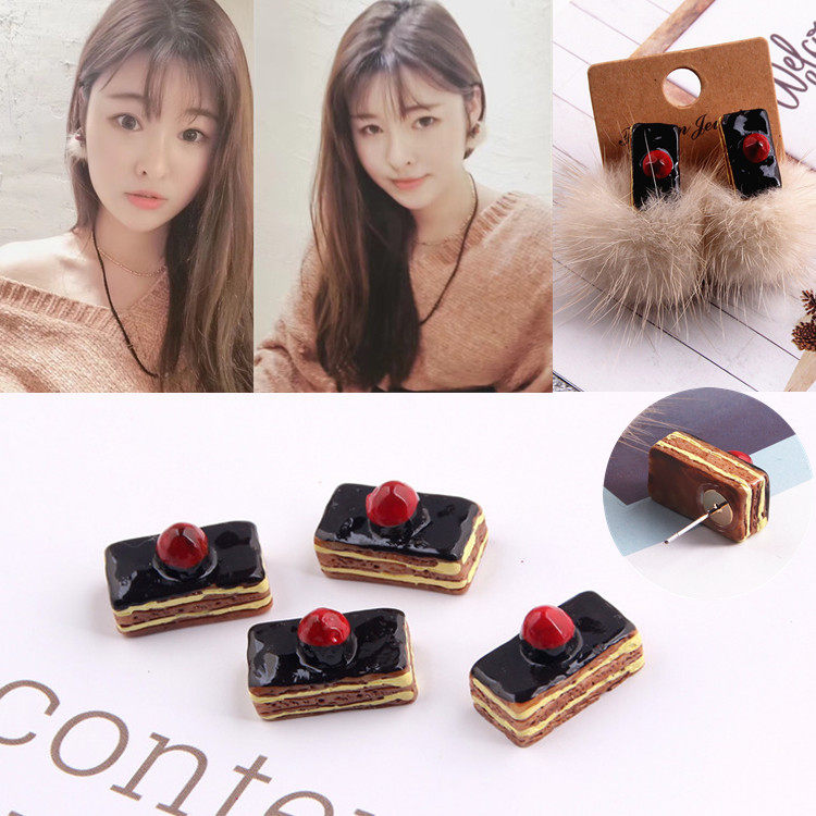 树脂草莓蛋糕精致网红少女气质DIY手工制作耳环耳钉饰品配件材料,饰品/流行首饰/时尚饰品新,其他DIY饰品配件,淘宝优惠券,粉丝福利购,淘宝优惠卷