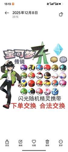 宝可梦传说ZA道具30个 柑果球 大师球 金色王冠 金珠异次元树果