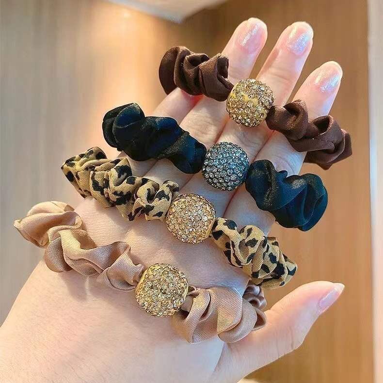 皮筋女扎头发成成人高弹力马尾小发圈/发网