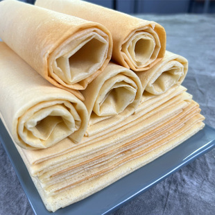 东北敦化煎饼粗粮纯手工大煎饼东北杂粮煎饼代餐营养餐软绵薄透