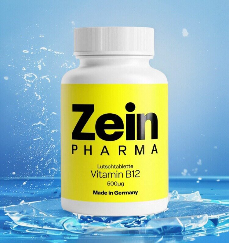 德国Zein还原型维生素B12甲钴胺500ug营养神经修  复柠檬味含60片