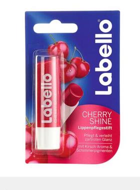 显气色德国原装Labello专业护唇黑莓樱桃保湿补水显白润唇膏4.8g