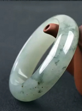 华丽桂林鸡血玉贵妃料 绿翠能量手镯手环 国寿驿站客户清仓送礼