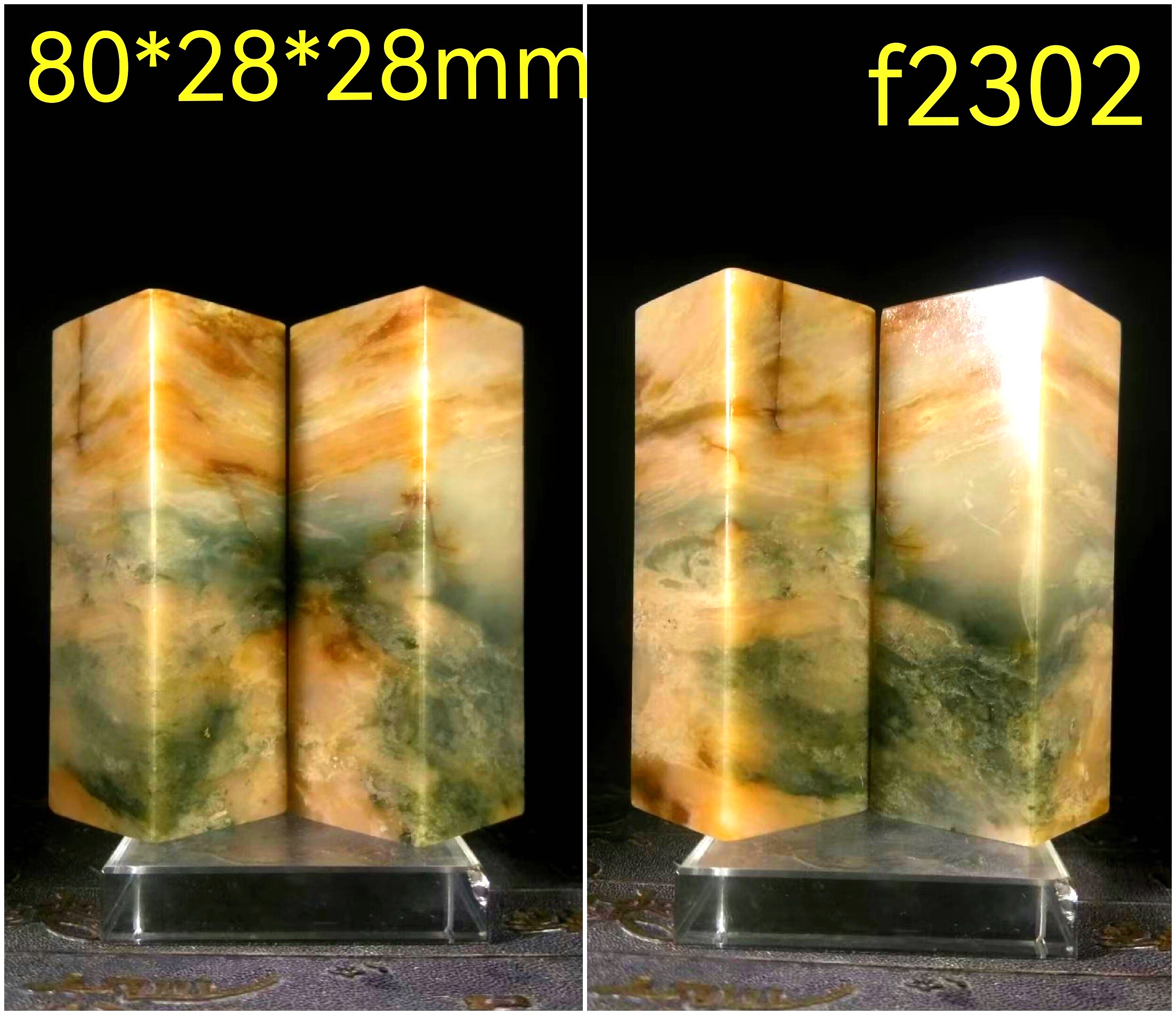 神奇的天然桂林鸡血石 夫妻情侣款对印章 国寿驿站回馈玄关收藏