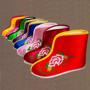 新款寺庙堂口供奉神仙泰山奶奶观音菩萨娘娘老母仙家绣花鞋20厘米