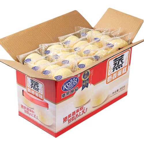 临期退货港荣蒸蛋糕整箱原味蓝莓味蛋糕面包早餐整箱零食小吃休闲