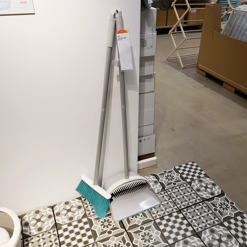 宜家佩普里格簸箕扫帚套装塑料家用扫把家务清洁扫把用具国内代购