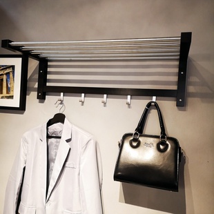 宜家代购图西格帽架毛巾架壁挂式衣架置物架衣帽整理架挂钩架