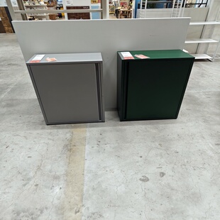 宜家国内代购苏恩索柜子家用收纳储物柜金属柜子客厅阳台置物柜