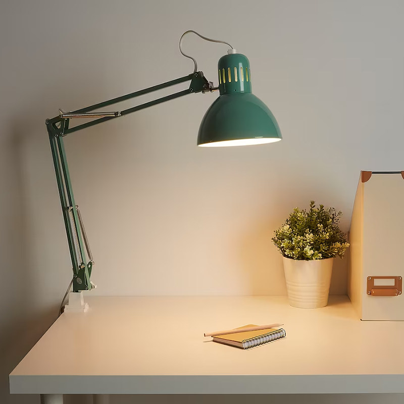 宜家国内代购长臂折叠工作灯学习阅读灯LED护眼灯特提亚台灯