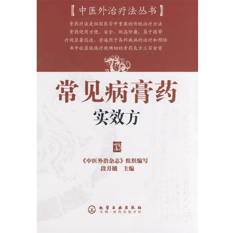 【正版】常见病膏药实效方 段月娥