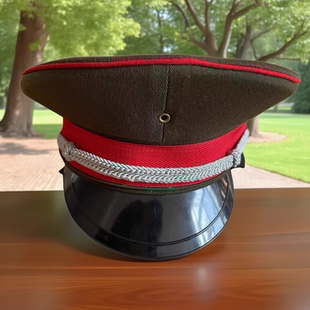 老款大檐帽老式马裤呢面料冬季平顶大沿帽老宾怀旧帽子