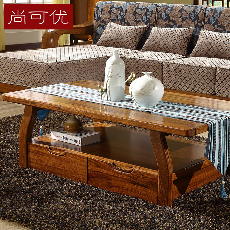 乌金木茶几尚可优中式木