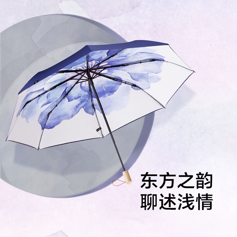 【暑期特惠】蕉下经典双层小黑伞黑胶防晒防紫外线户外隔热遮阳伞