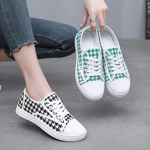 春秋新款 百搭轻便舒适休闲布鞋 帆布鞋 平底板鞋 女透气时尚 2026韩版