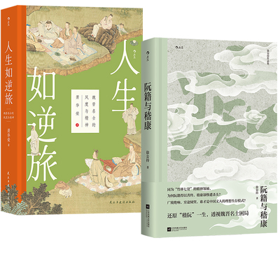 【现货】阮籍与嵇康+人生如逆旅 2册套装 大沨丛书 竹林七贤 人物传记魏晋南北朝 文学史 后浪正版