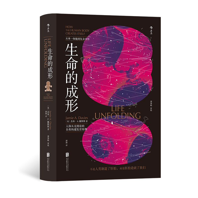 后浪官方正版《生命的成形》人类胚胎发育过程 演化生物学胚胎学新生儿科学遗传学生理学免疫学畸形学 生命科学生物学科普书