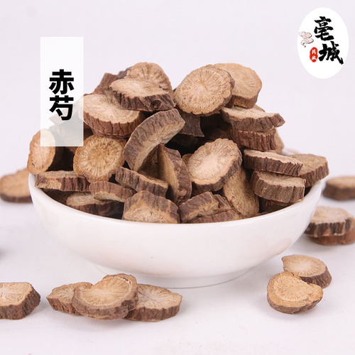 正品野生赤芍片粉中药材500g