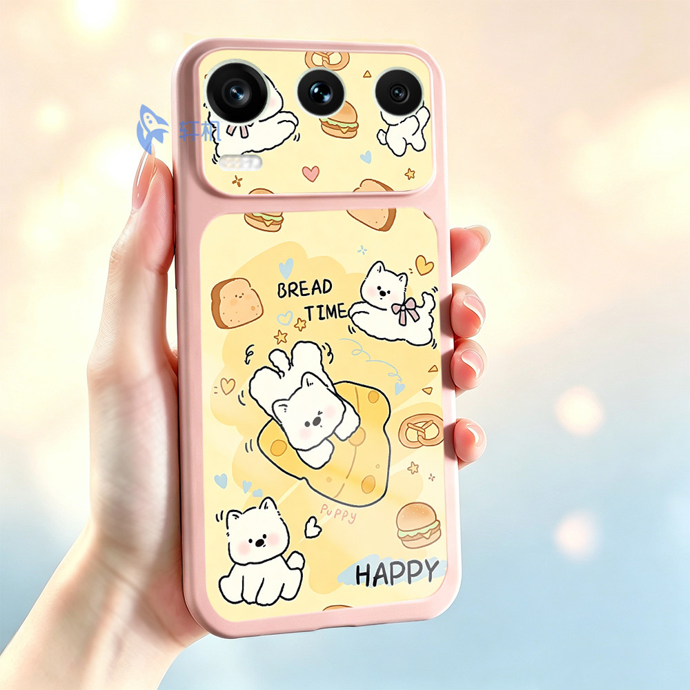 KN吐司puppy适用荣耀600Pro软边硬背手机壳VKI-AN00包边防摔保护套