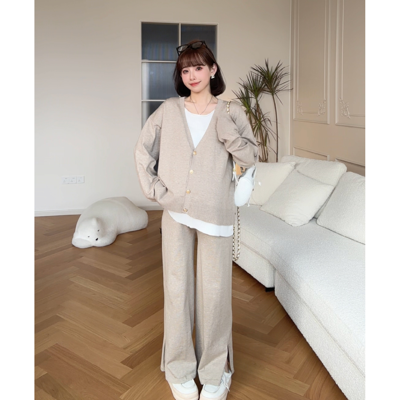 娜娜的孕期穿搭孕妇上衣裤子套装