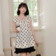 孕期穿搭孕妇装 娜娜 夏季 波点短袖 减龄宽松 猫单 套装 伊顿日志