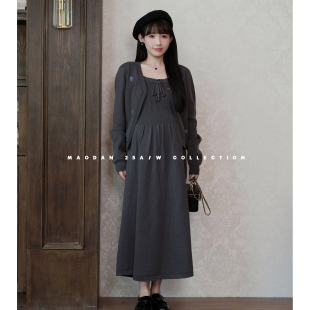 猫单【微风呢喃】娜娜的孕期穿搭孕妇装秋季新品洋气减龄气质套装