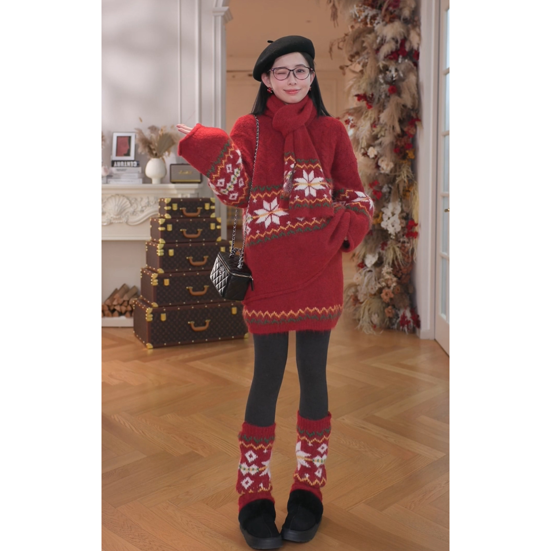 猫单【霓虹小镇】【羊毛】孕期穿搭孕妇套装冬季毛衣半裙围巾三件,孕妇装/孕产妇用品/营养,套装,淘宝优惠券,粉丝福利购,淘宝优惠卷